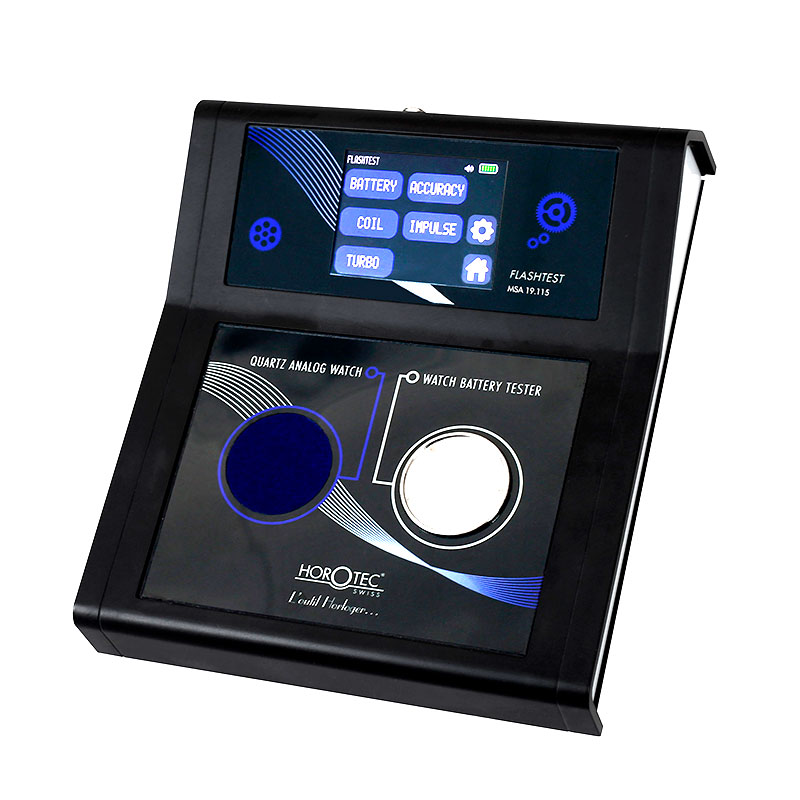 Appareil électronique multifonctionnel FLASHTEST pour le contrôle de montres et mécanismes à quartz