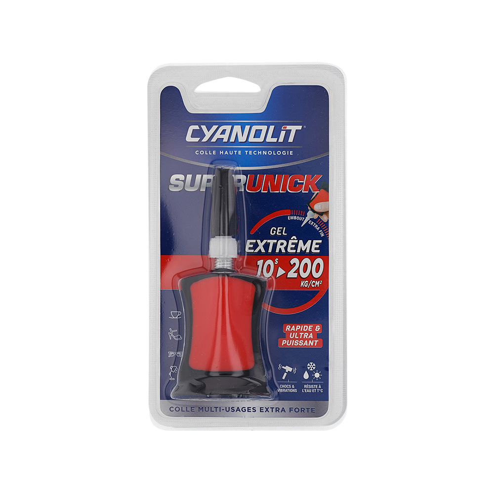 Colle Cyanolit Superunick multi-usages extra-forte - Gel extrême rapide et ultra puissant