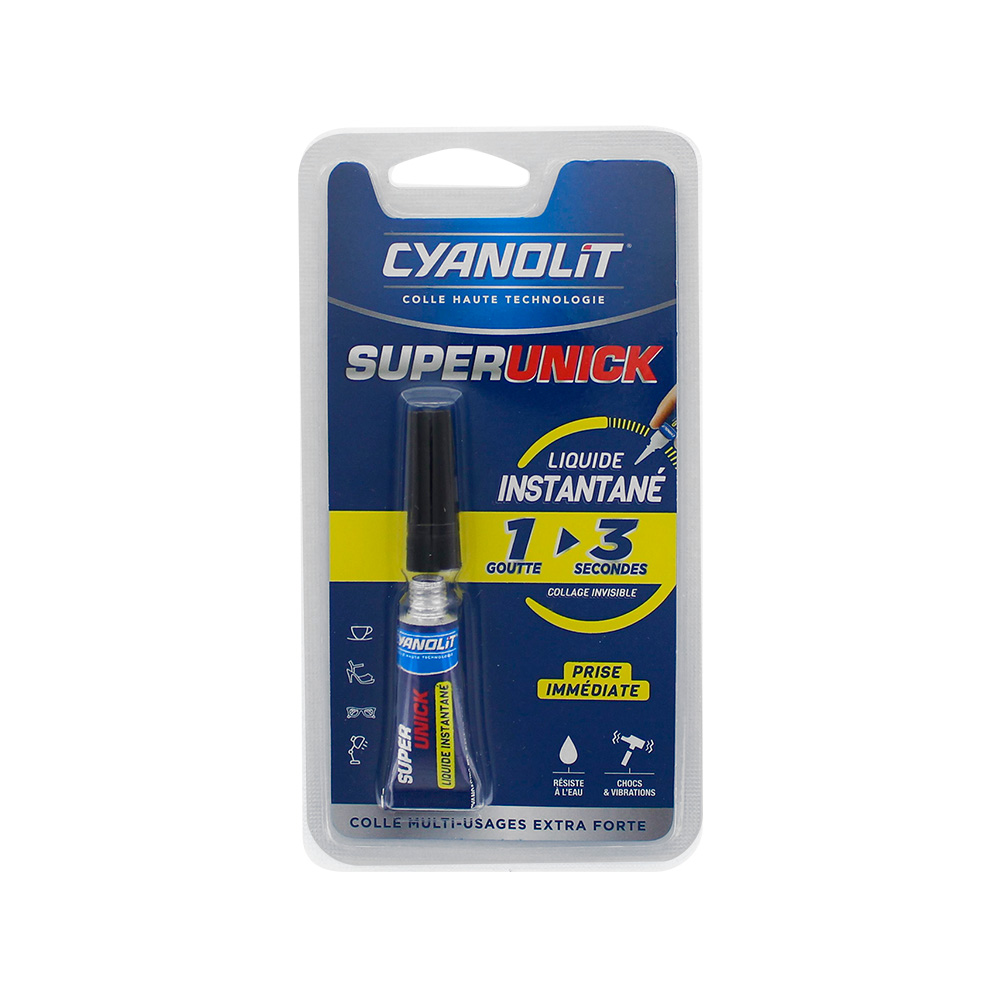 Colle Cyanolit Superunick multi-usages extra-forte - Prise immédiate