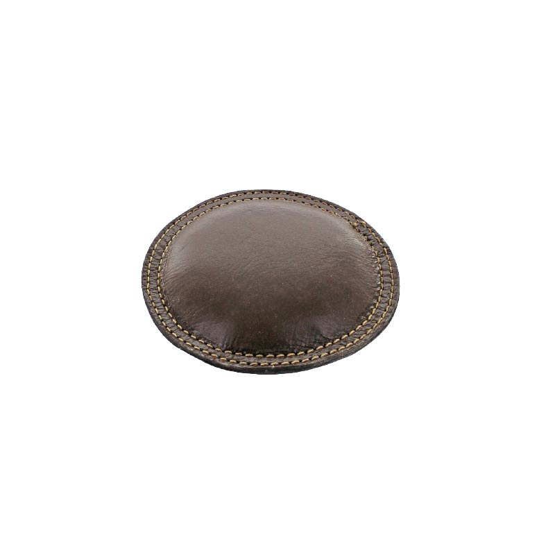 Coussin de graveur en cuir - Diam : 15 cm