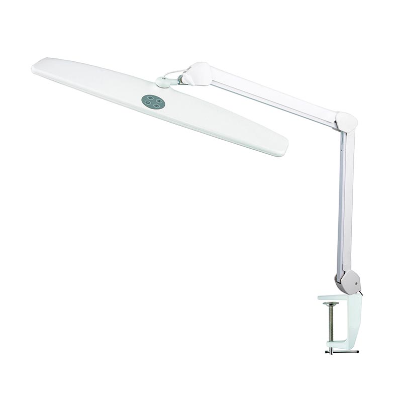 Lampe d'établi blanche