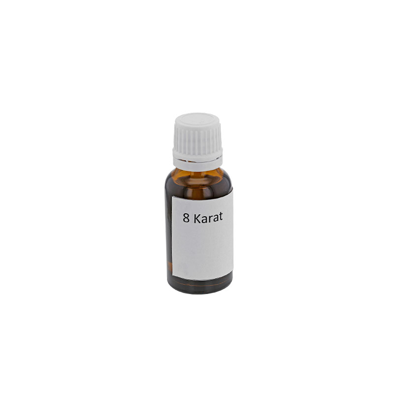 Flacon d'acide 8 carats avec spatule - 20ml