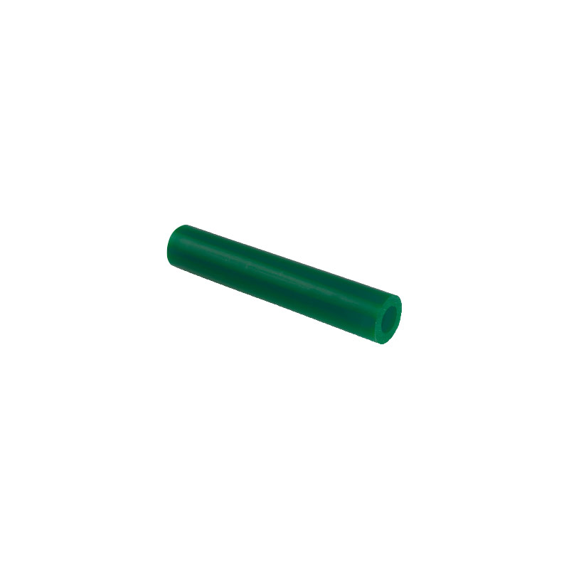 Tube de cire verte pour bague - Trou centré