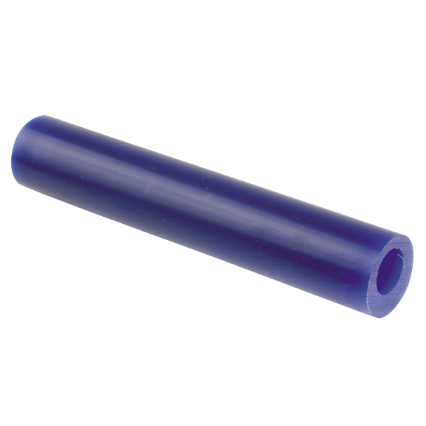 Tube de cire bleue pour bague - Trou excentré