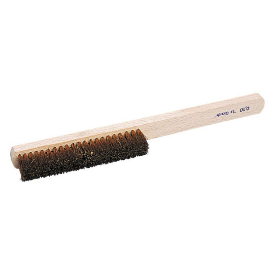 Brosse à main laiton avec manche