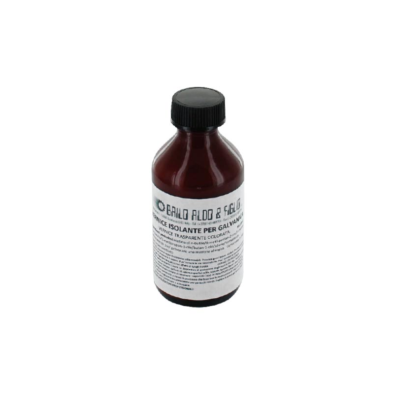 Vernis protecteur rouge pour galvanoplastie - 100 ml