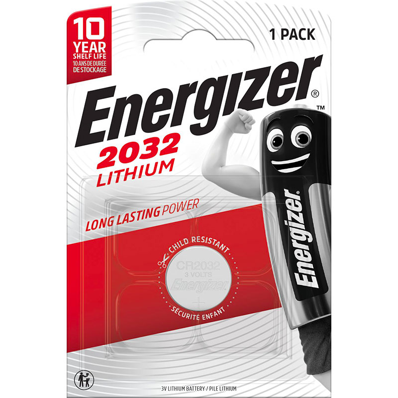 Pile lithium CR2032 Energizer - Blister (x1)