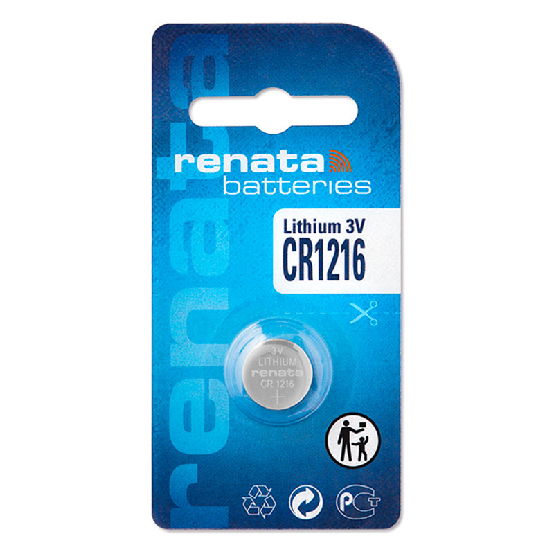 Pile lithium CR1216 Renata