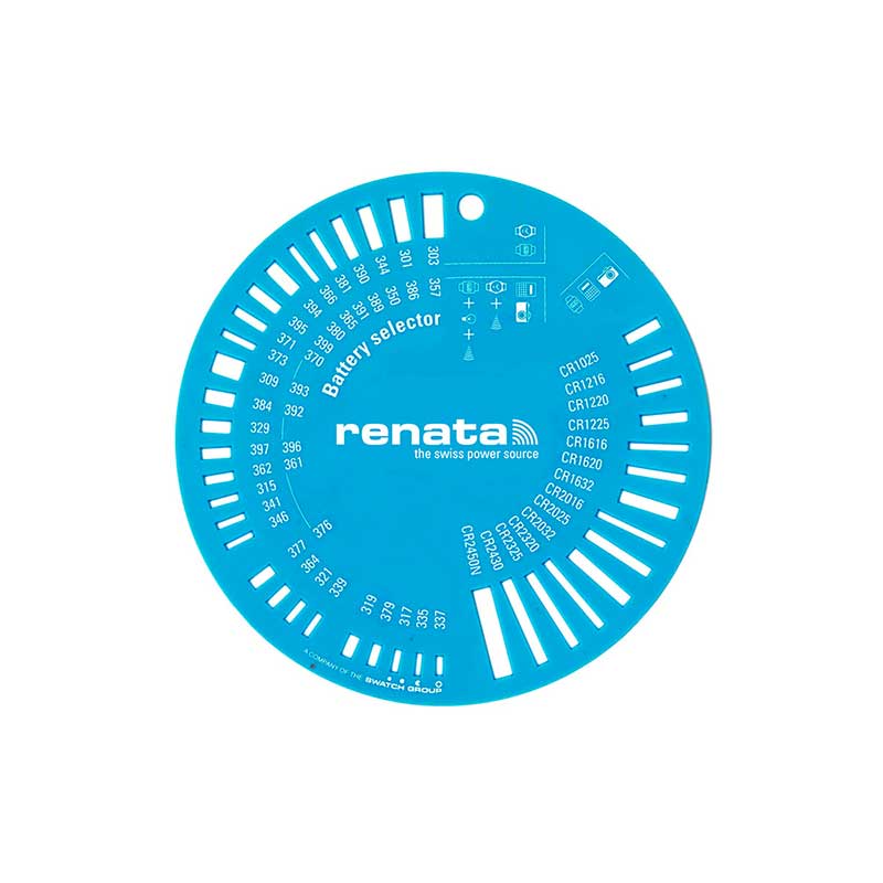 Calibreur de piles Renata