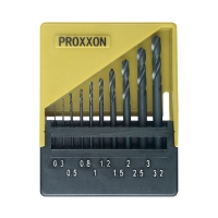 Set de 10 forets HSS Proxxon diam. 0,30 à 3,20mm