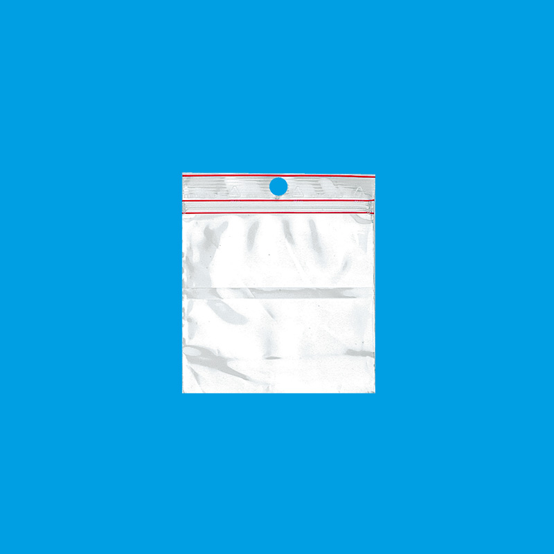 Minigrip® plastic bags, 60 microns, 9 x 9 cm (x100)