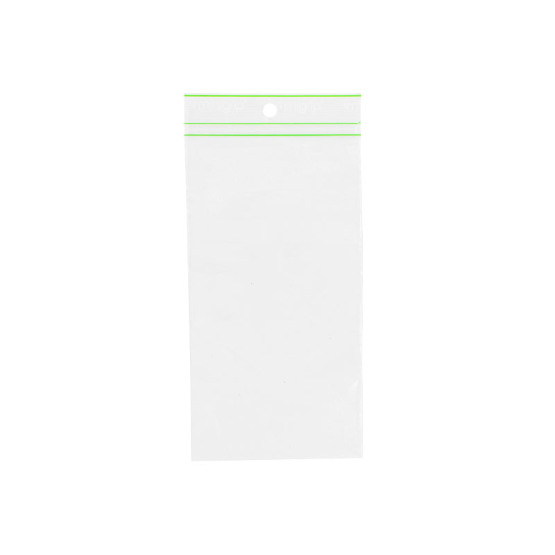 Minigrip® environmentally-friendly, eco-sourced bags, 60 microns, 10 x 20 cm (x100)