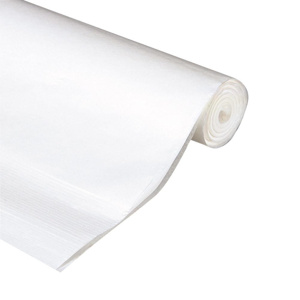 Un Papier De Soie Blanc Avec Le Mot Tissu Dessus