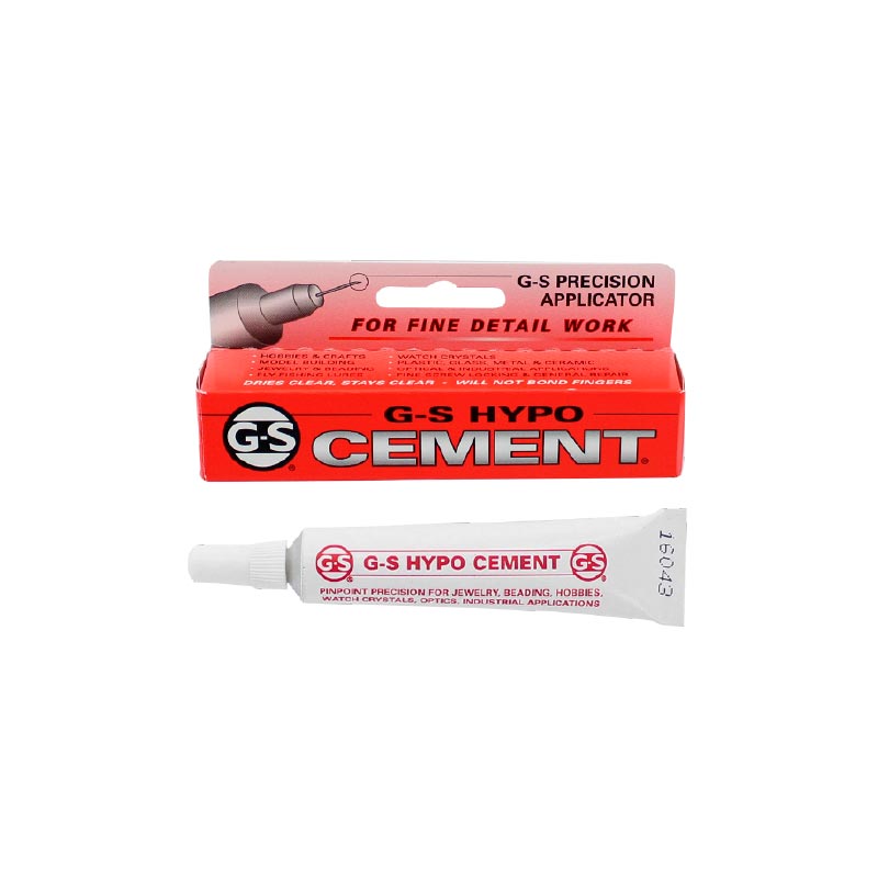 Colle Hypo-cement pour verres plexi de montres