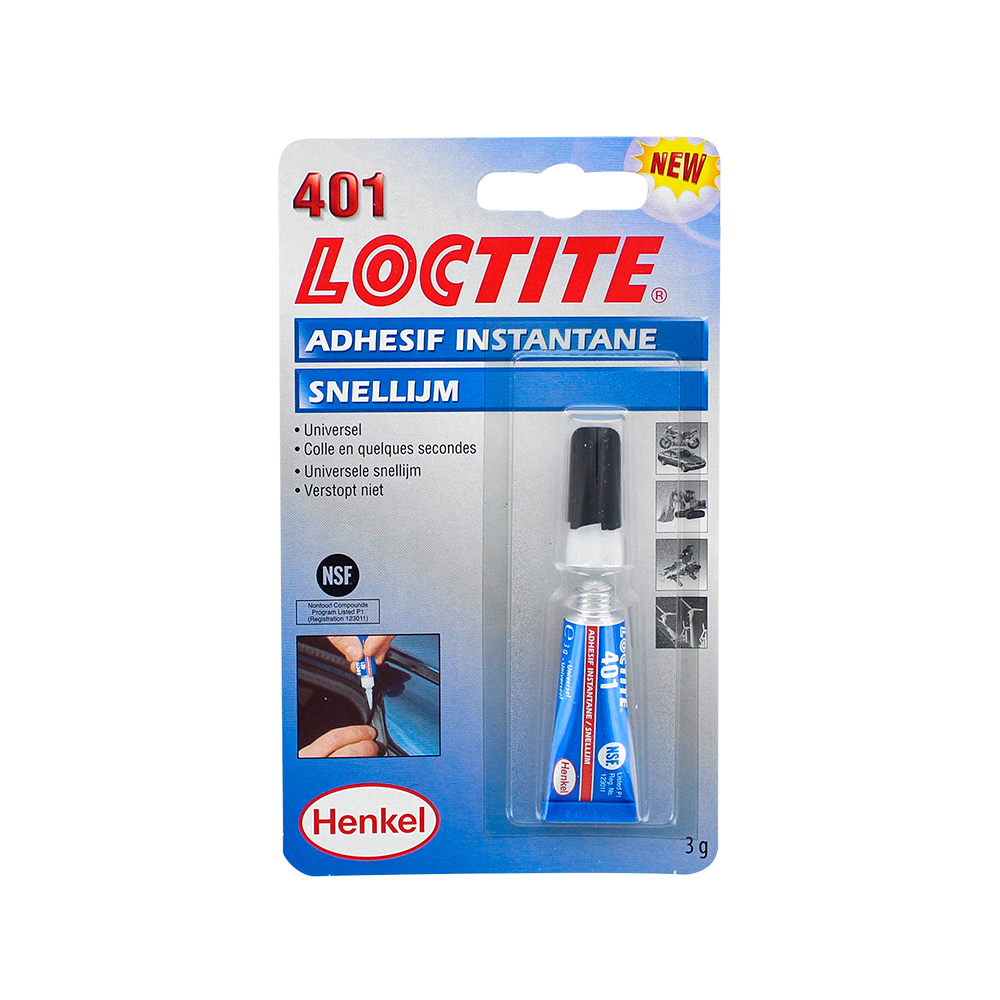 401, 50G - Loctite - Super Glue, Faible viscosité, Faible viscosité