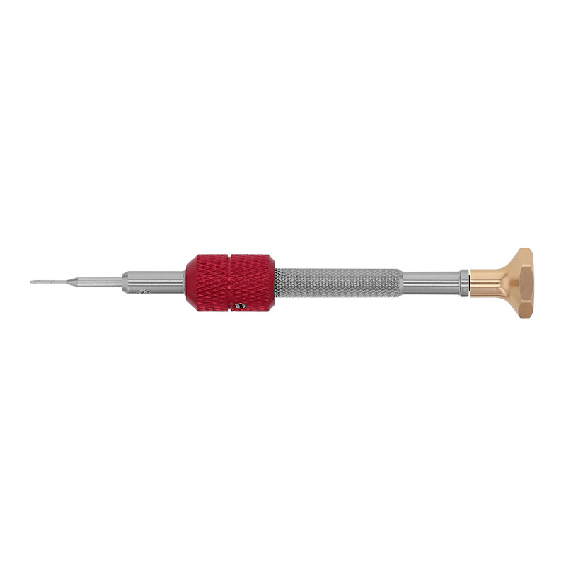 Dynamometric screwdriver, 0.80 mm gold coloured, made of stainless steel