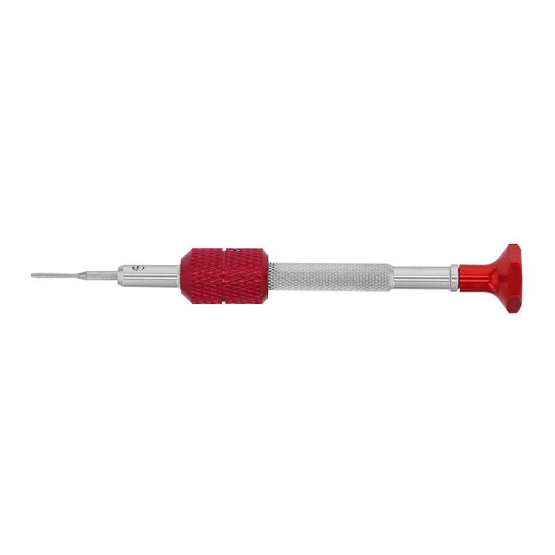 Dynamometric screwdriver, 1.00 mm red head, made of stainless steel