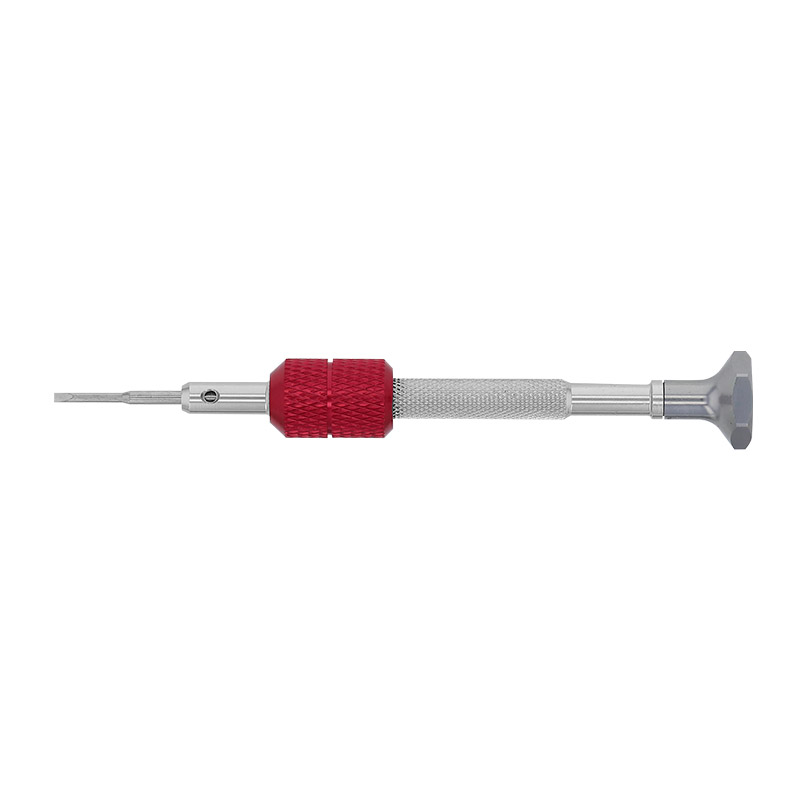 Dynamometric screwdriver, 1.40 mm grey head, made of stainless steel