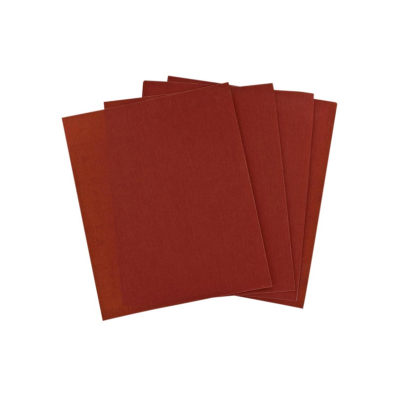 Papier Emeri feuille rouge grain 240 230x280mm (x10 pièces)