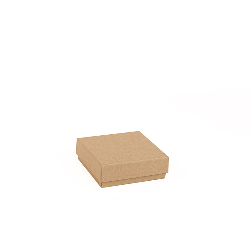 Natural kraft card jewellery presentation boxes