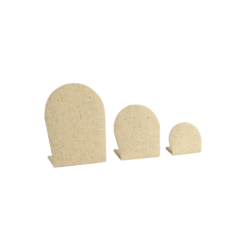 Set of three earring display units