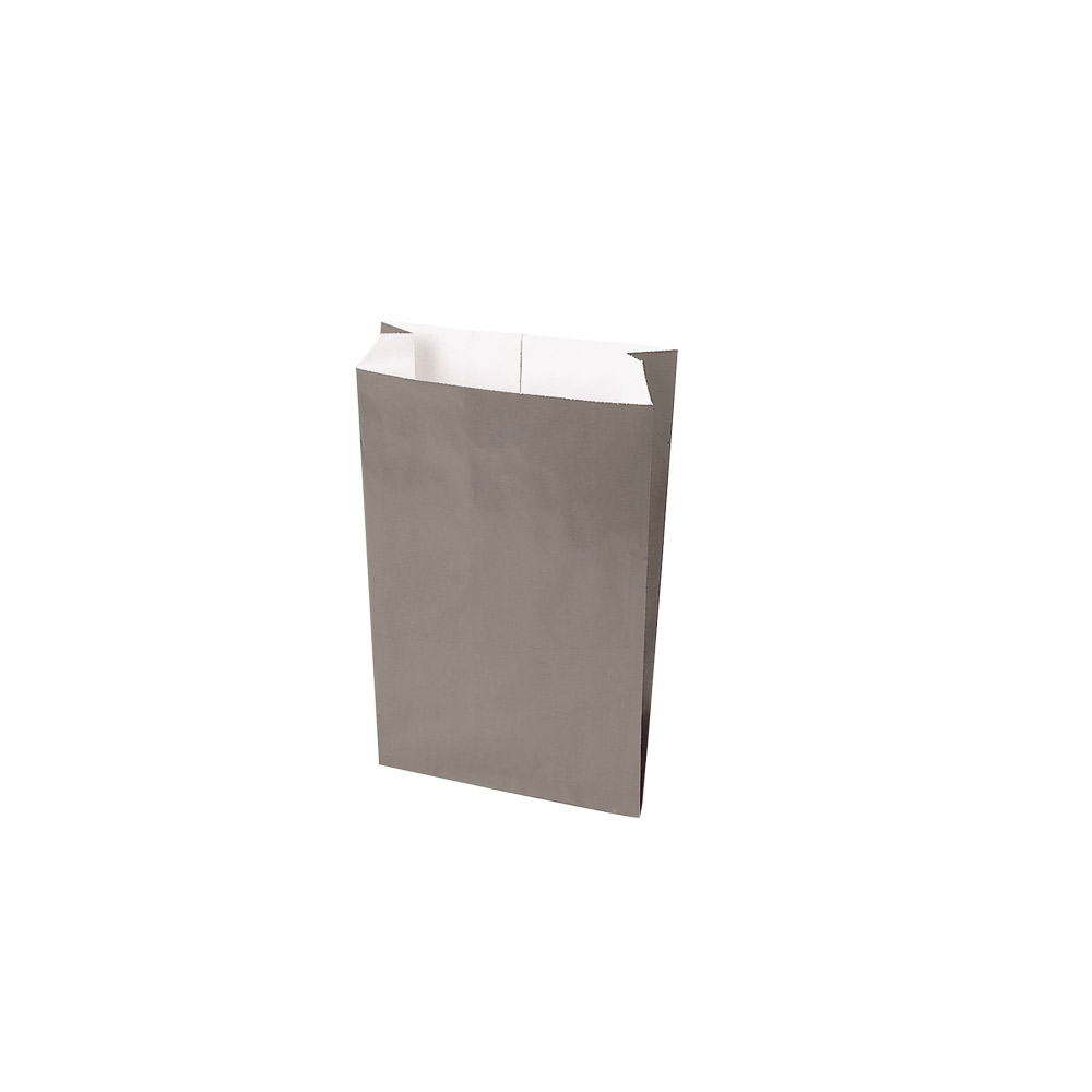 Sachets cadeau taupe brillant, 7 x 12cm, 70g (x250)