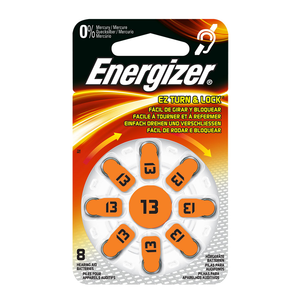 Energizer AC13 hearing aid battery