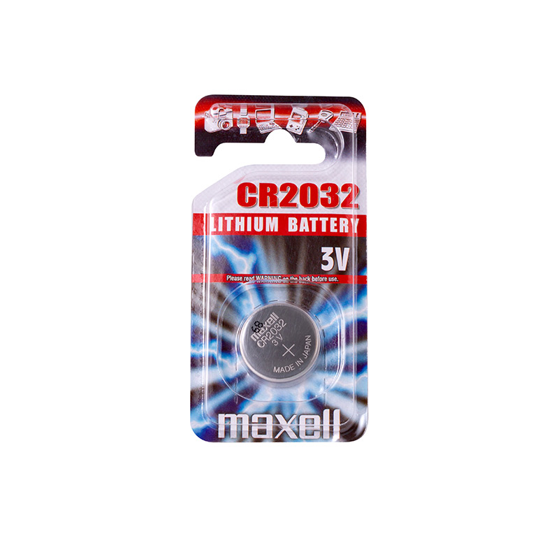 Maxell CR2032 lithium battery - individual blister