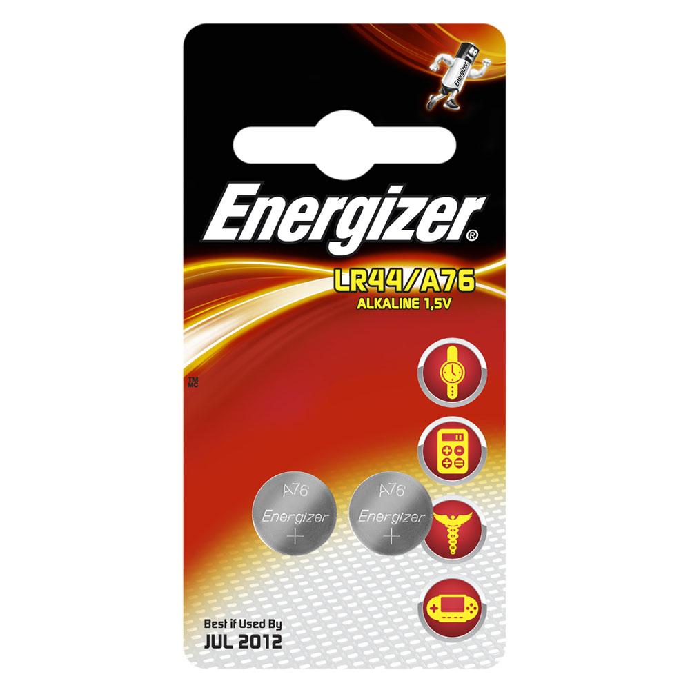 Pack of 20 Energizer A76-LR44 alkaline batteries
