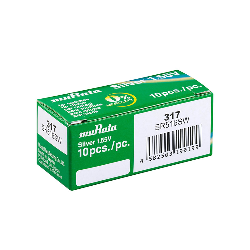 Murata 317 button cell battery (x10)