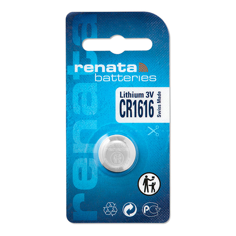 Renata lithium CR1616 button cell battery