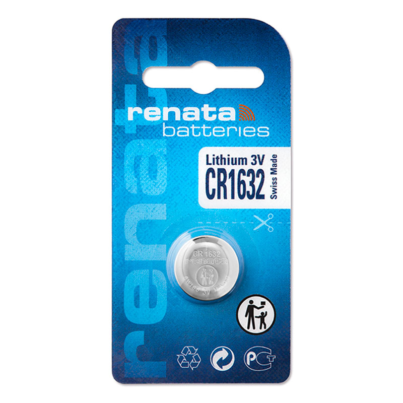 Renata lithium CR1632 button cell battery