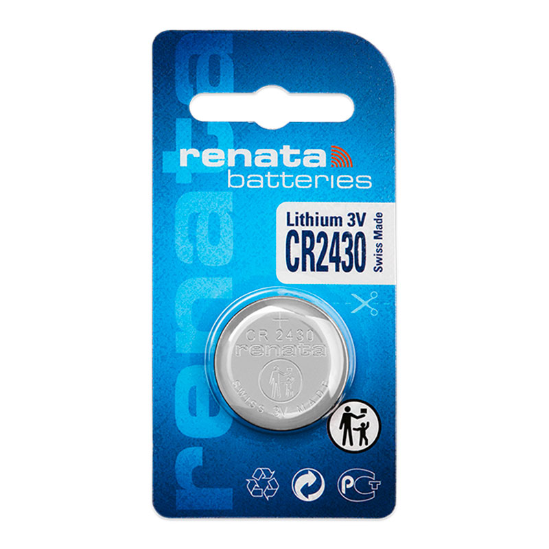 Renata CR2430 lithium button cell battery