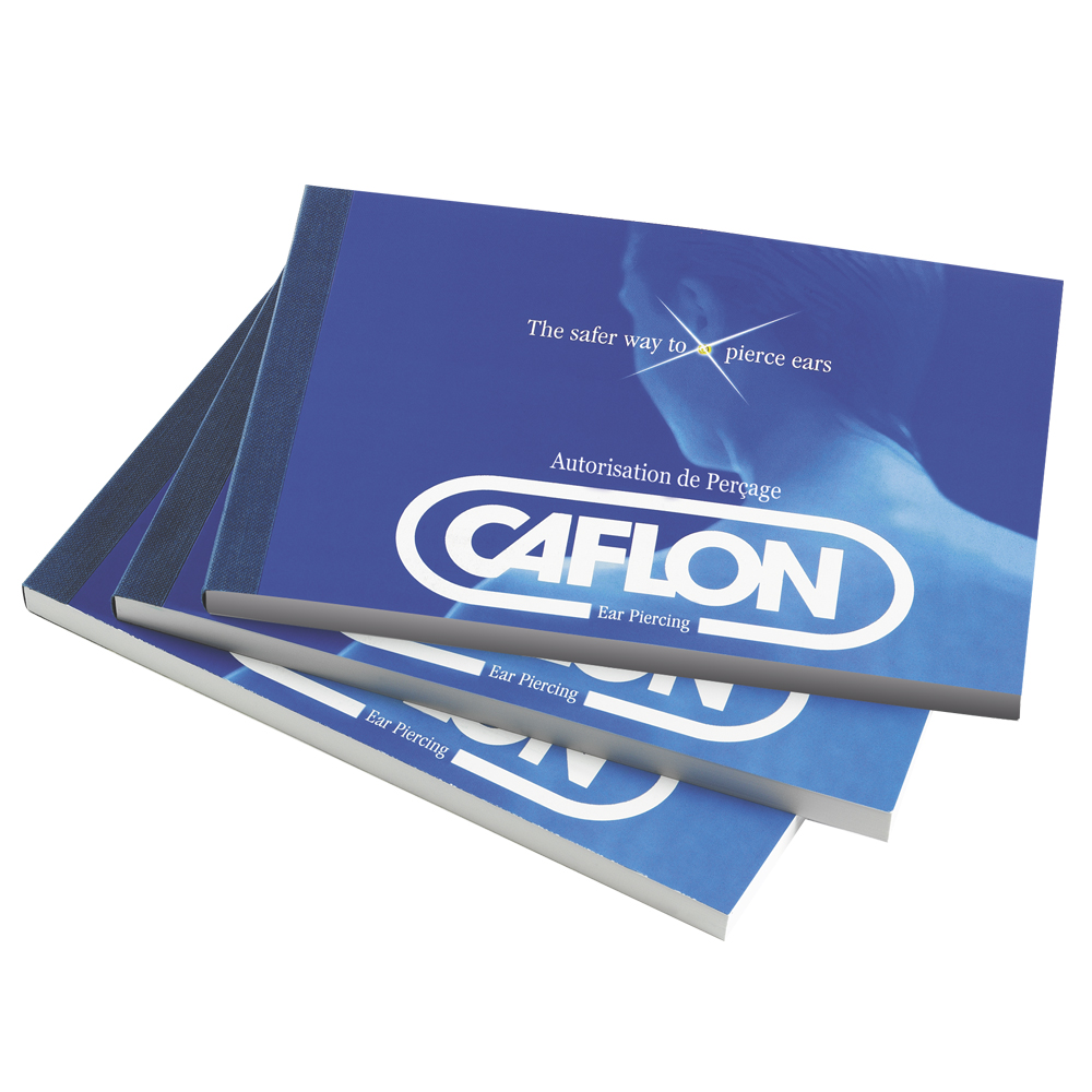 Caflon registration / authorisation book