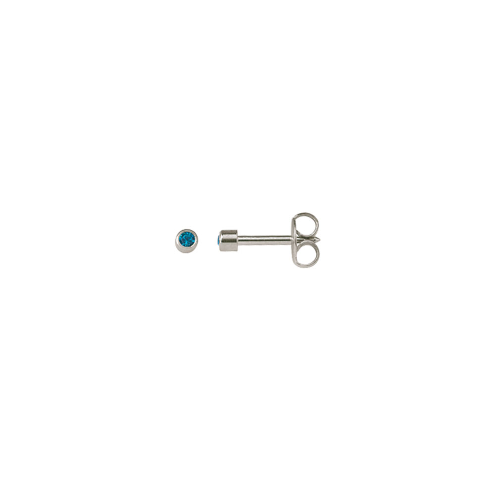 Nickel-free 'Caflon' ear-piercing stud earrings