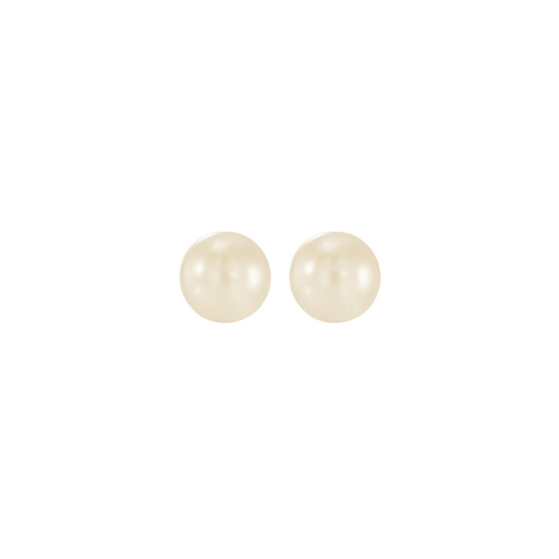 Perçage d'oreilles Inverness perles synthétiques 4mm, acier inoxydable
