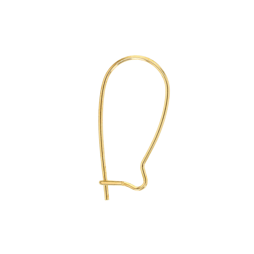 18 ct gold safety hook wires