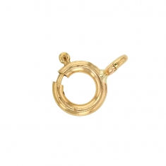 9ct gold bolt ring - 6mm