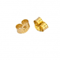 Gold plated ear scrolls