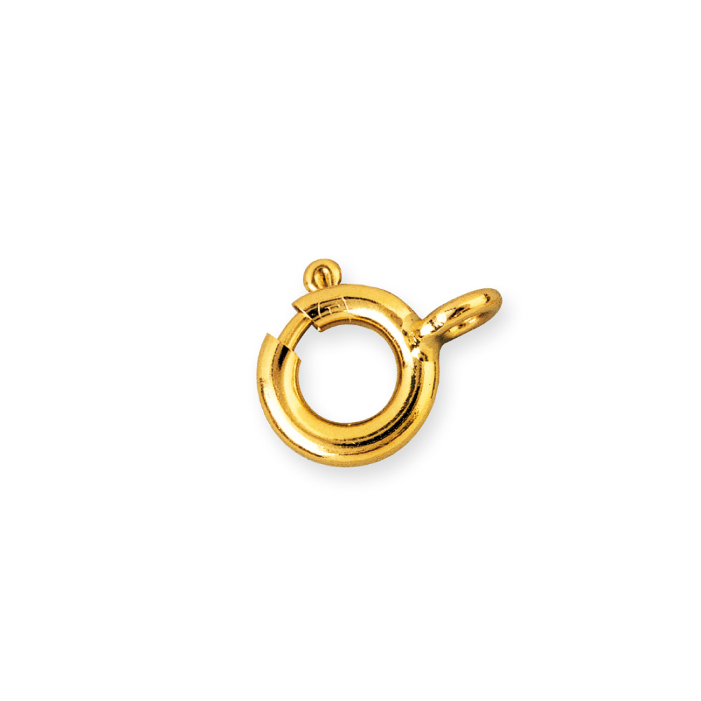 Gold-plated 6mm bolt ring