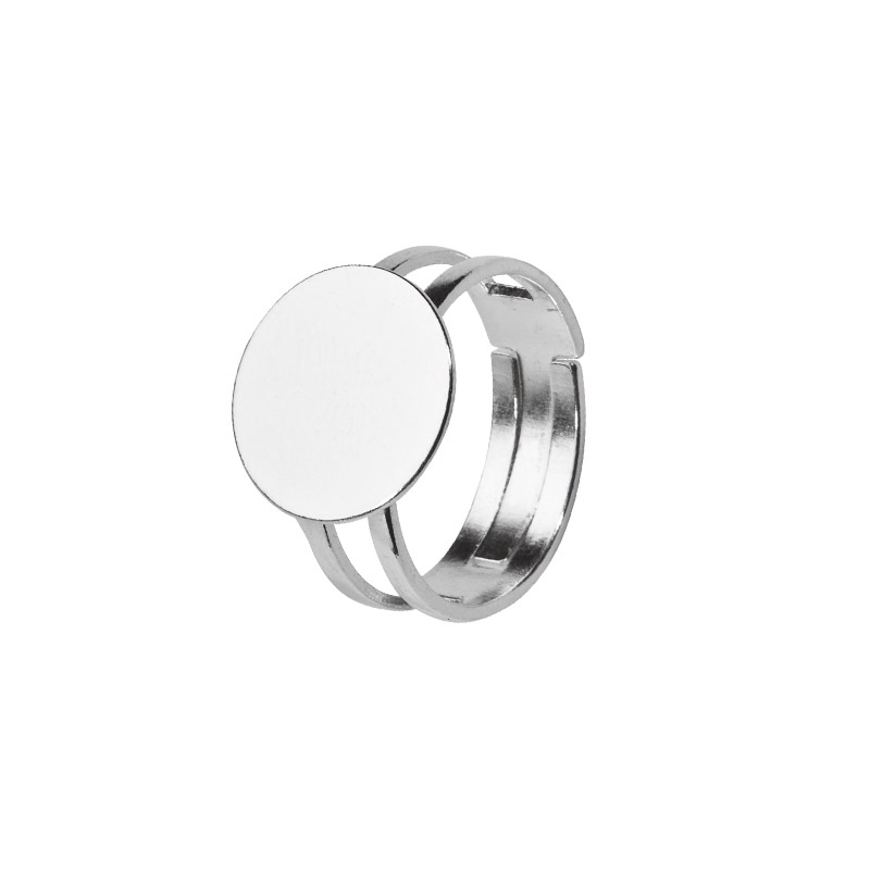 Adjustable metal ring blank