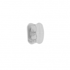 Silicon ear backs on sterling silver Ø 4.8mm