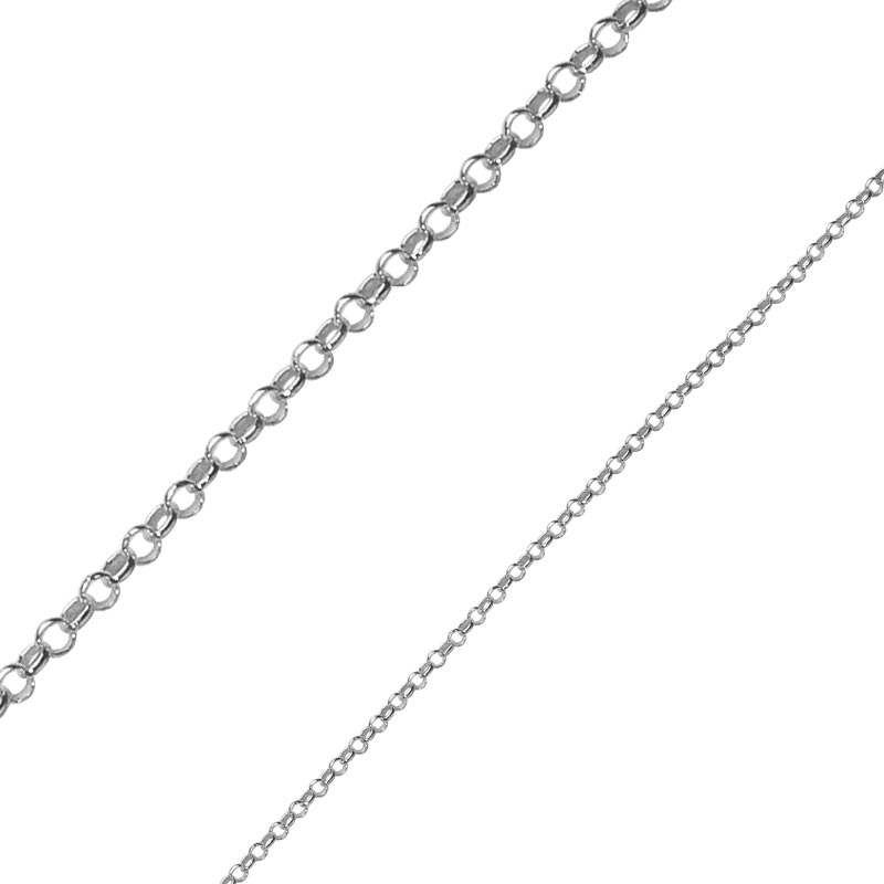 Sterling silver belcher chain sold by the metre