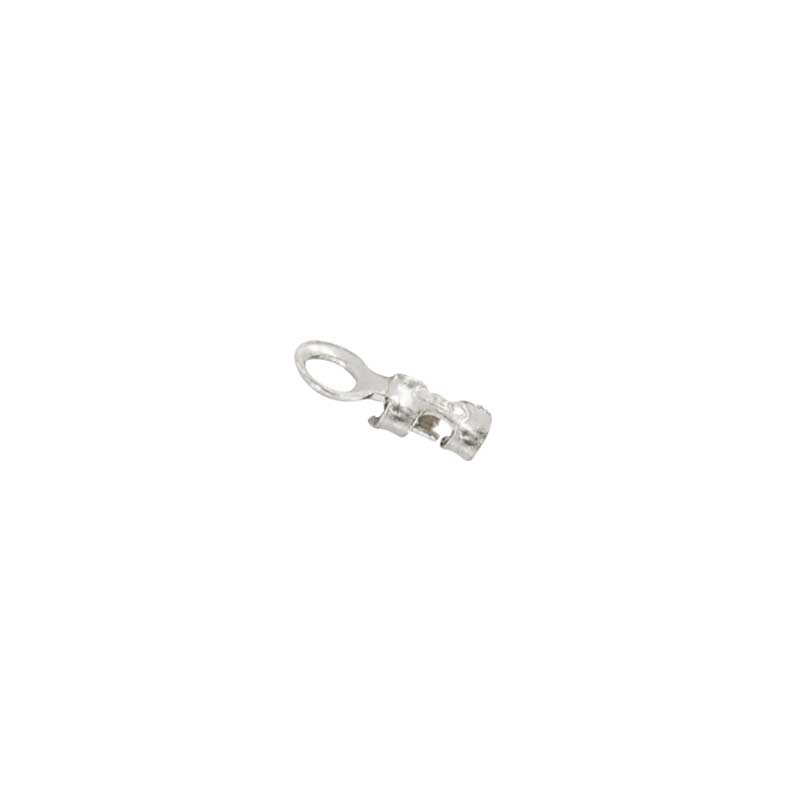 Sterling silver end cap with ring