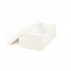 Matt white card box 15 x 25 x 10cm