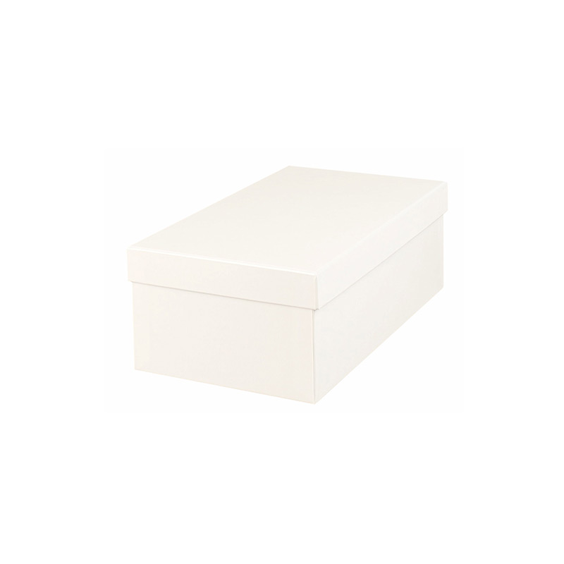 Matt white cardboard box 25 x 15 x 10cm