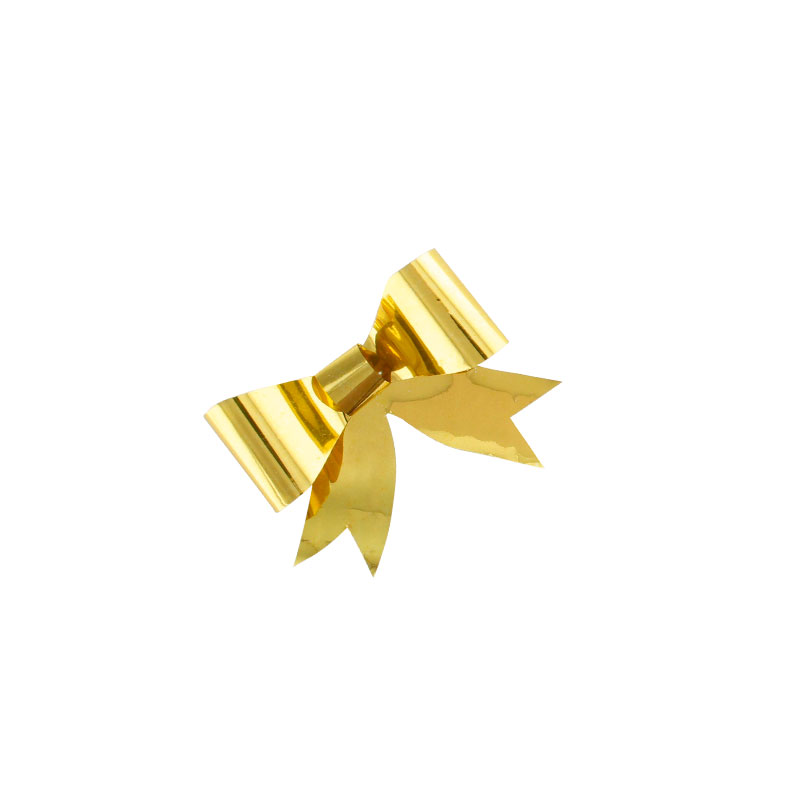 Self-adhesive gold bows 5.5cm