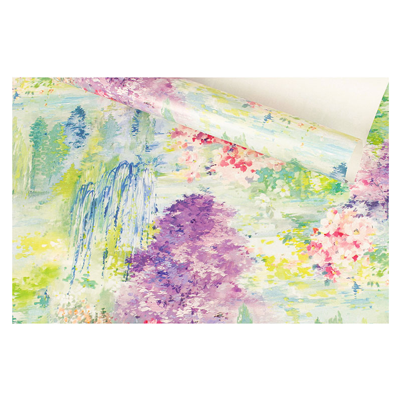 \\\'Monet\\\' style gift wrapping paper