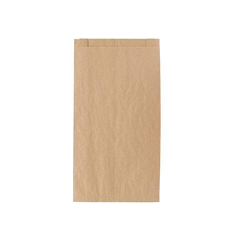100% recycled brown laid Kraft paper gift bags, 18 x 6 x 35cm, 60g (x125)