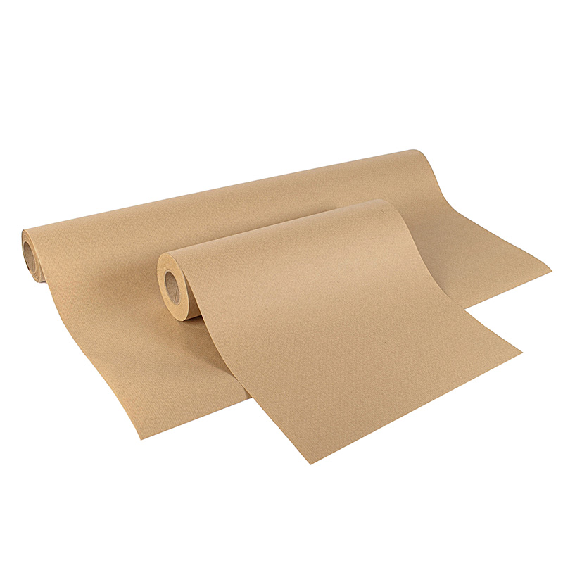 100% recycled brown laid kraft wrapping paper, 0.70 x 25 m, 60g